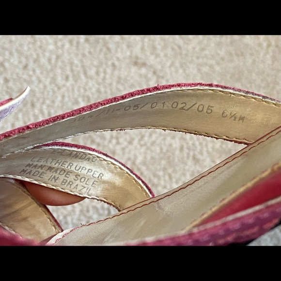 Two Tone Pink Floral Slides - Picture 4 of 5